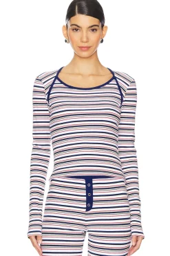 Women Frankies Bikinis Matching Sets>Blair Rib Shirt