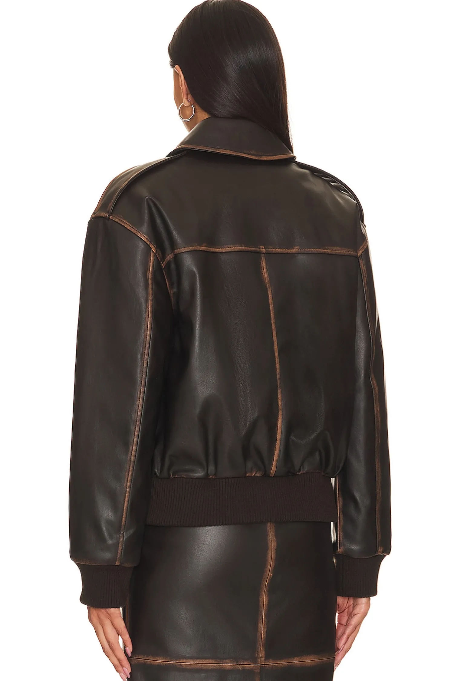 Women L'Academie Jackets & Coats>Bo Faux Leather Jacket