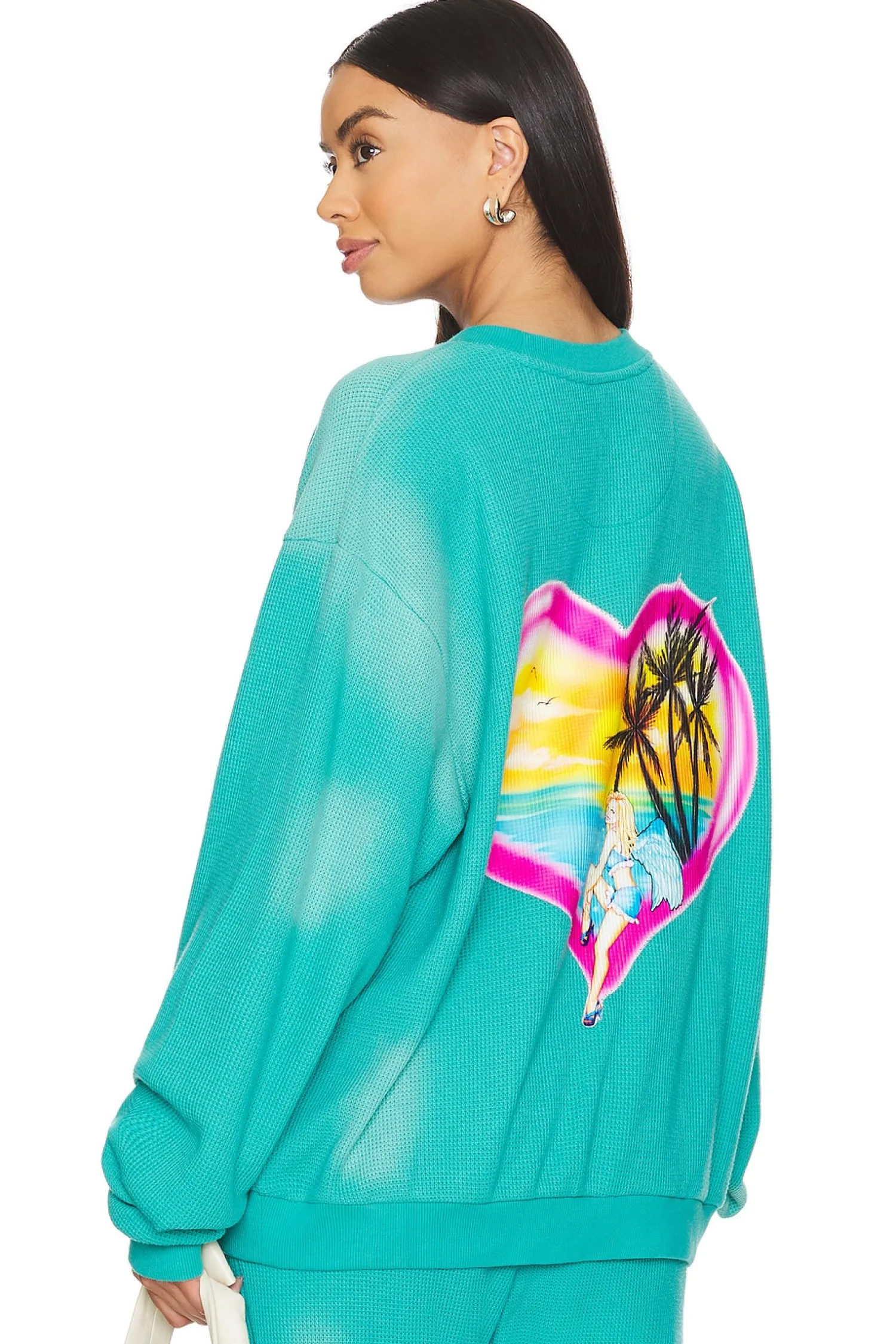 Women Boys Lie Loungewear>Boardwalk Thermal Kara Crew