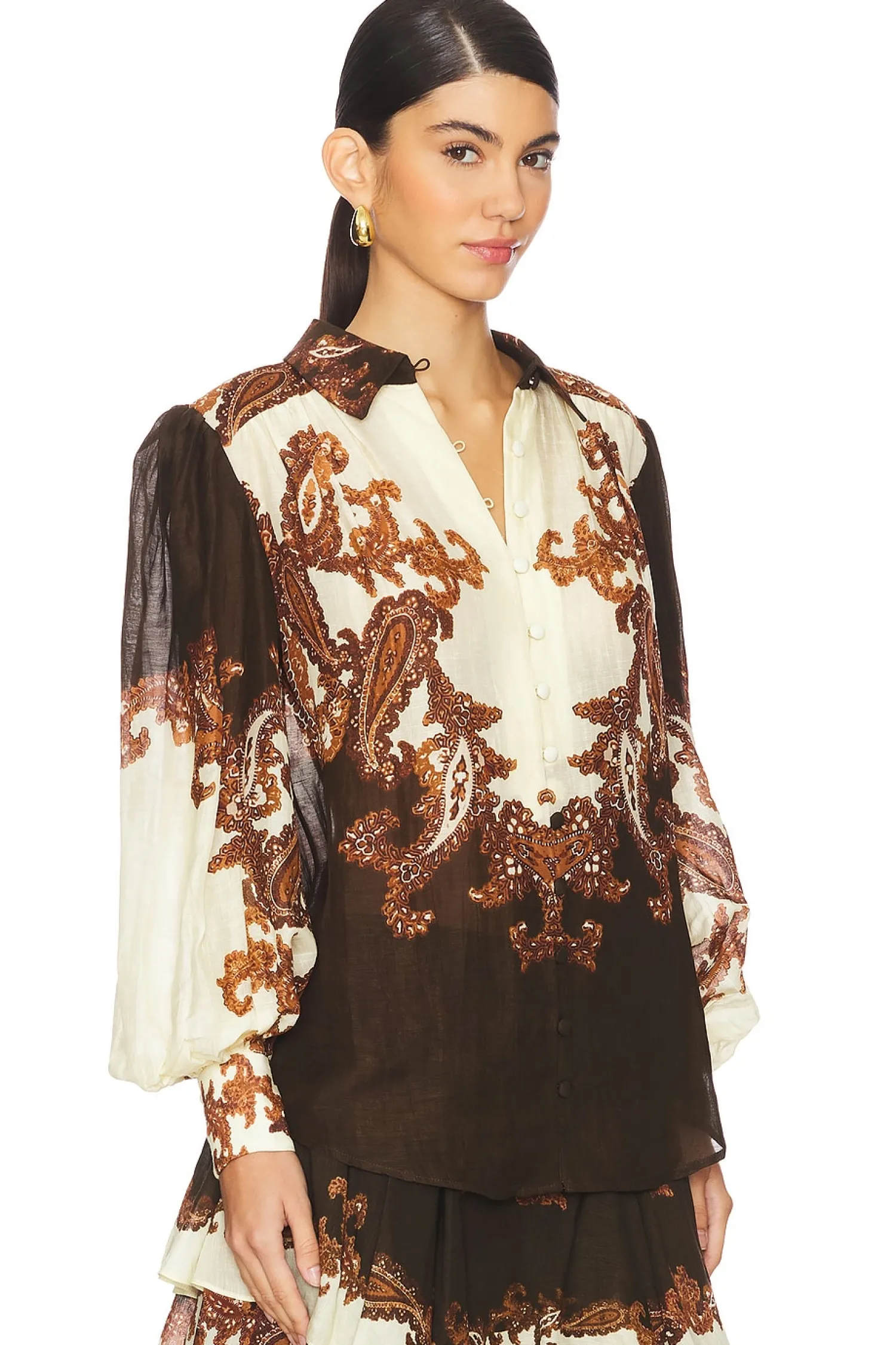 Women HEMANT AND NANDITA Matching Sets>Boho Shirt