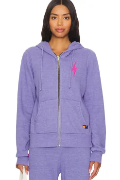 Women Aviator Nation Loungewear>Bolt 2 Zip Hoodie