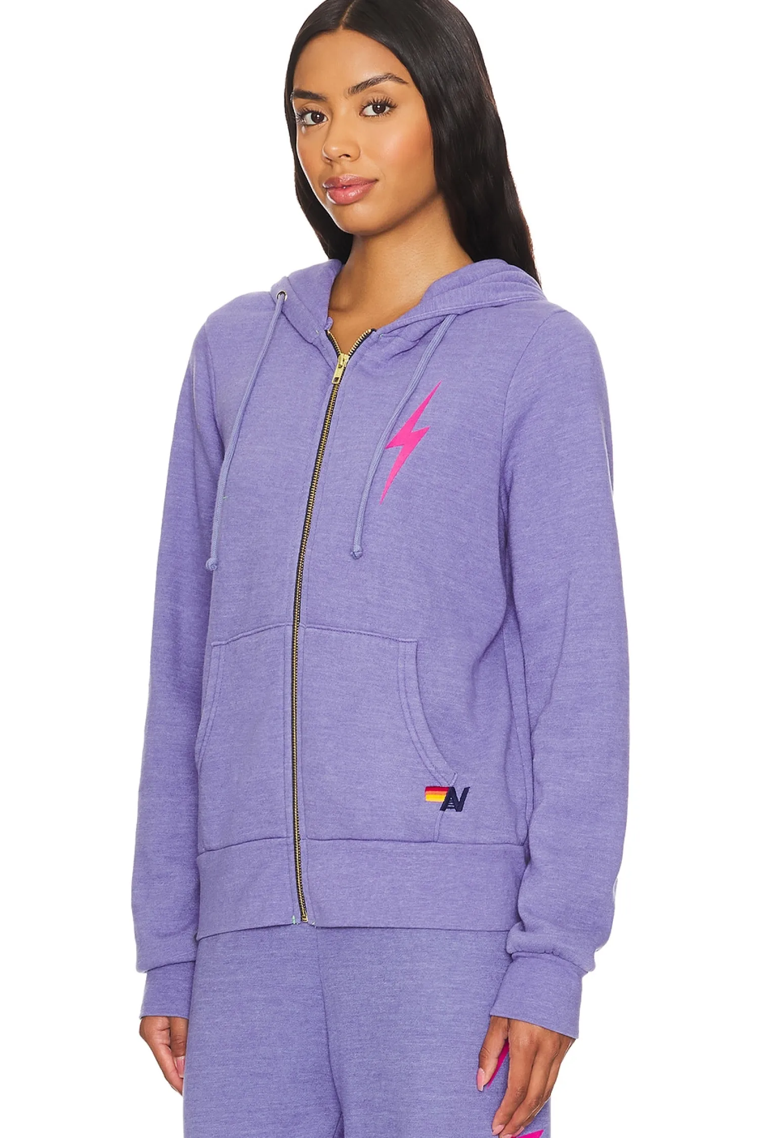 Women Aviator Nation Loungewear>Bolt 2 Zip Hoodie