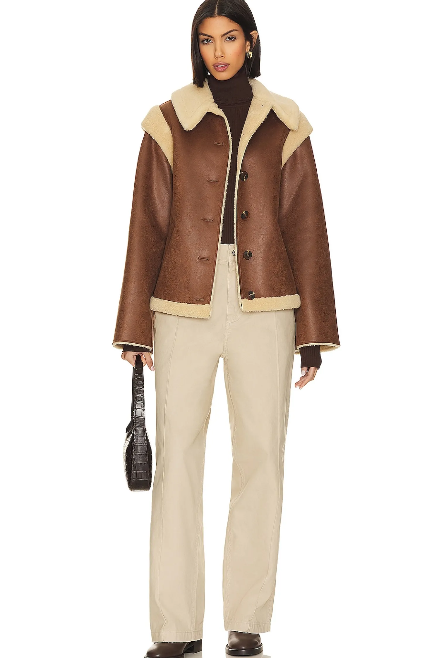 Women LPA Jackets & Coats>Bona Sherpa Jacket
