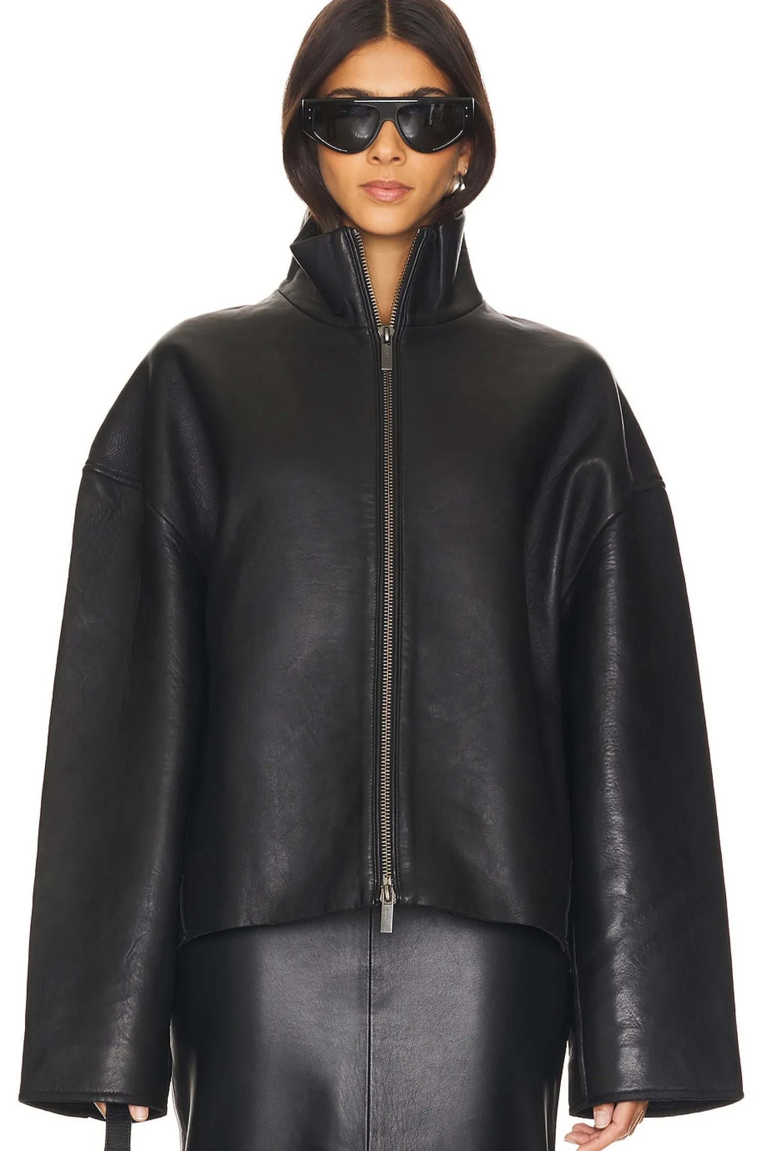 Women REMAIN Jackets & Coats>Bonded Leather Jacket
