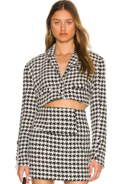 Women For Love & Lemons Jackets & Coats>Bonnie Cropped Blazer