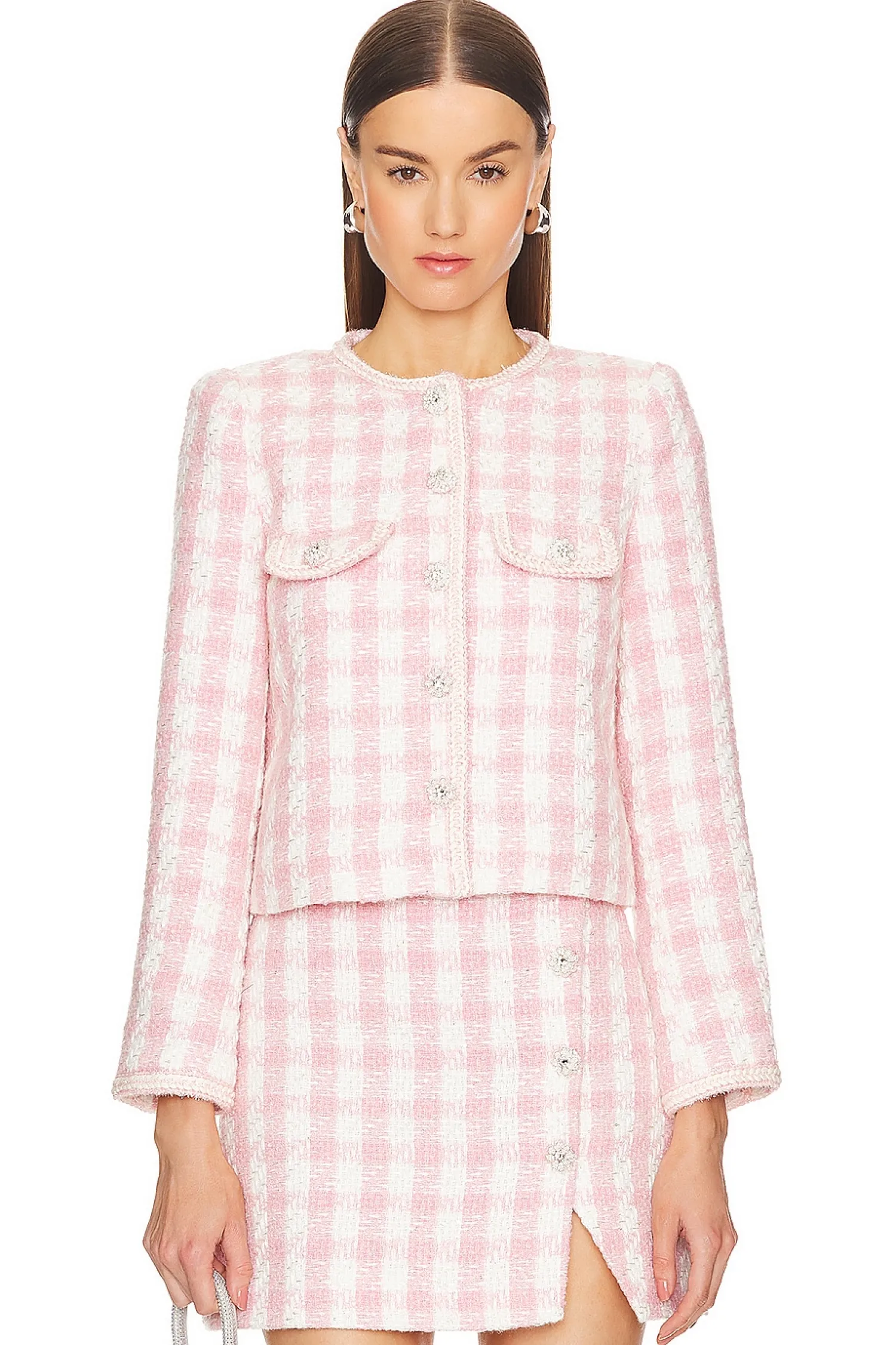 Women self-portrait Matching Sets|Jackets & Coats>Boucle Jacket