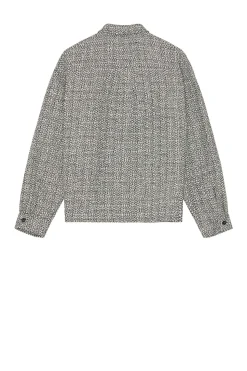 Women WAO Jackets & Coats>Boucle Tweed Shirt Jacket