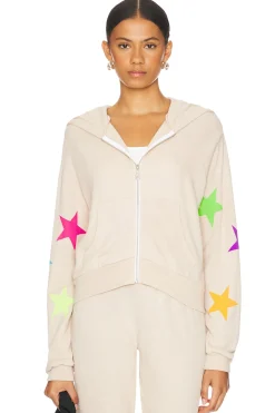 Women Michael Lauren Loungewear>Bowman Crop Zip Up