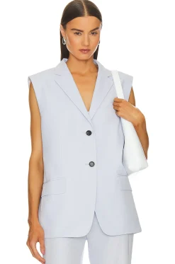 Women Theory Jackets & Coats>Boxy Oversized Vest