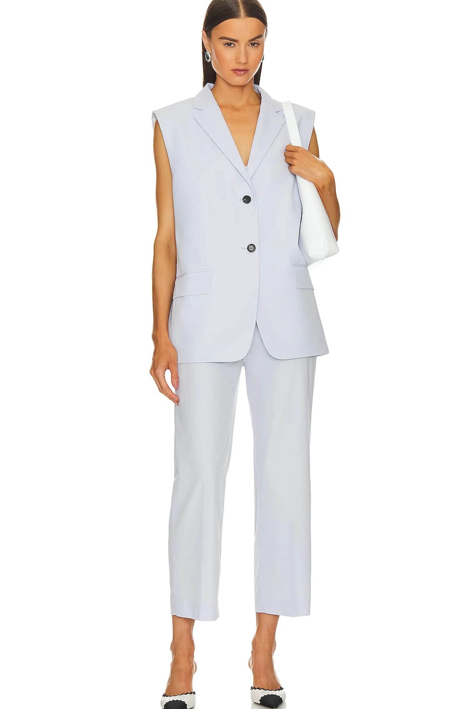 Women Theory Jackets & Coats>Boxy Oversized Vest