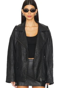 Women One Teaspoon Jackets & Coats>Boyfriend Biker Jacket