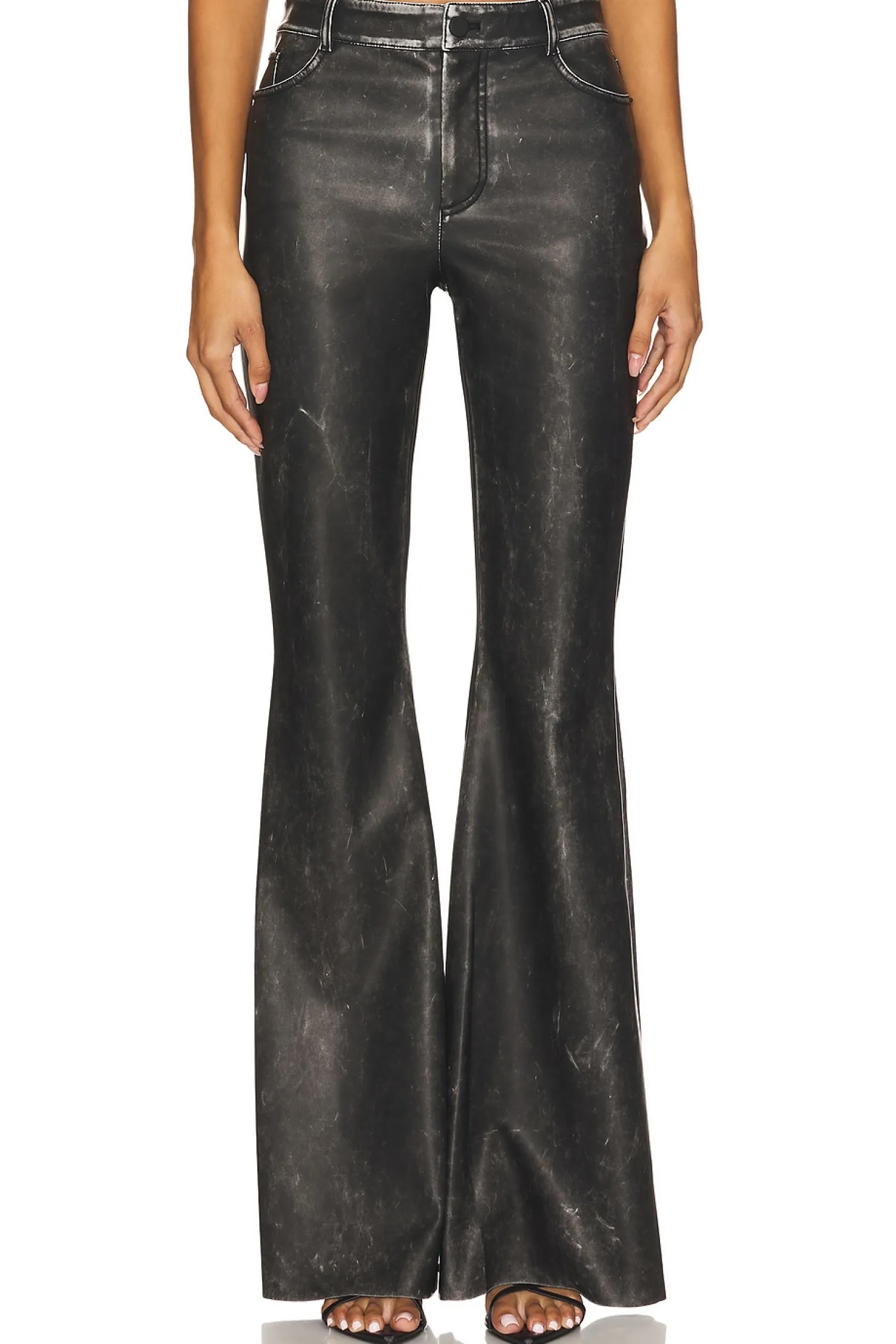 Women Alice + Olivia Pants>Brent Leather Pant