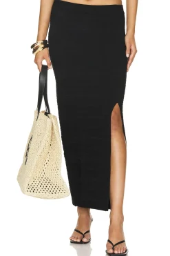 Women Autumn Cashmere Matching Sets>Broken Stitch Skirt