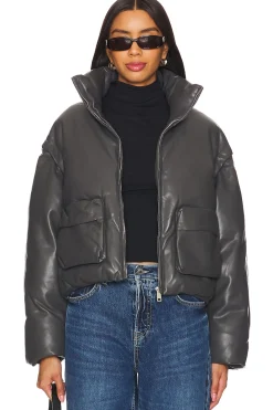 Women Bubish Jackets & Coats>Brooklyn Leather Jacket