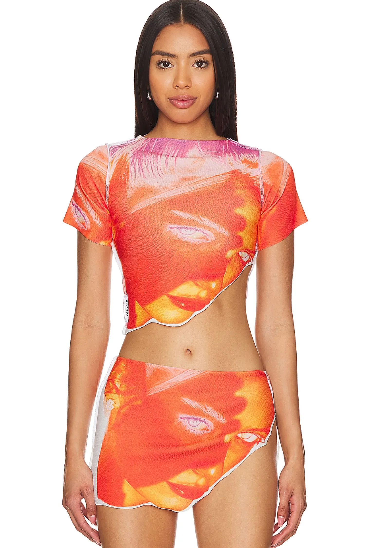 Women 1XBLUE Matching Sets>Burn Top