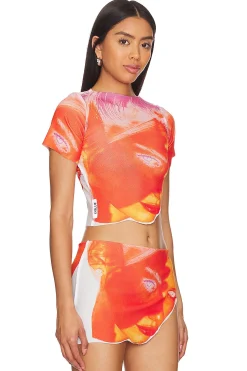 Women 1XBLUE Matching Sets>Burn Top