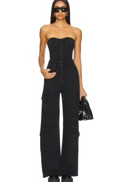 Women Hudson Jeans Jumpsuits>Bustier Cargo Jumpsuit