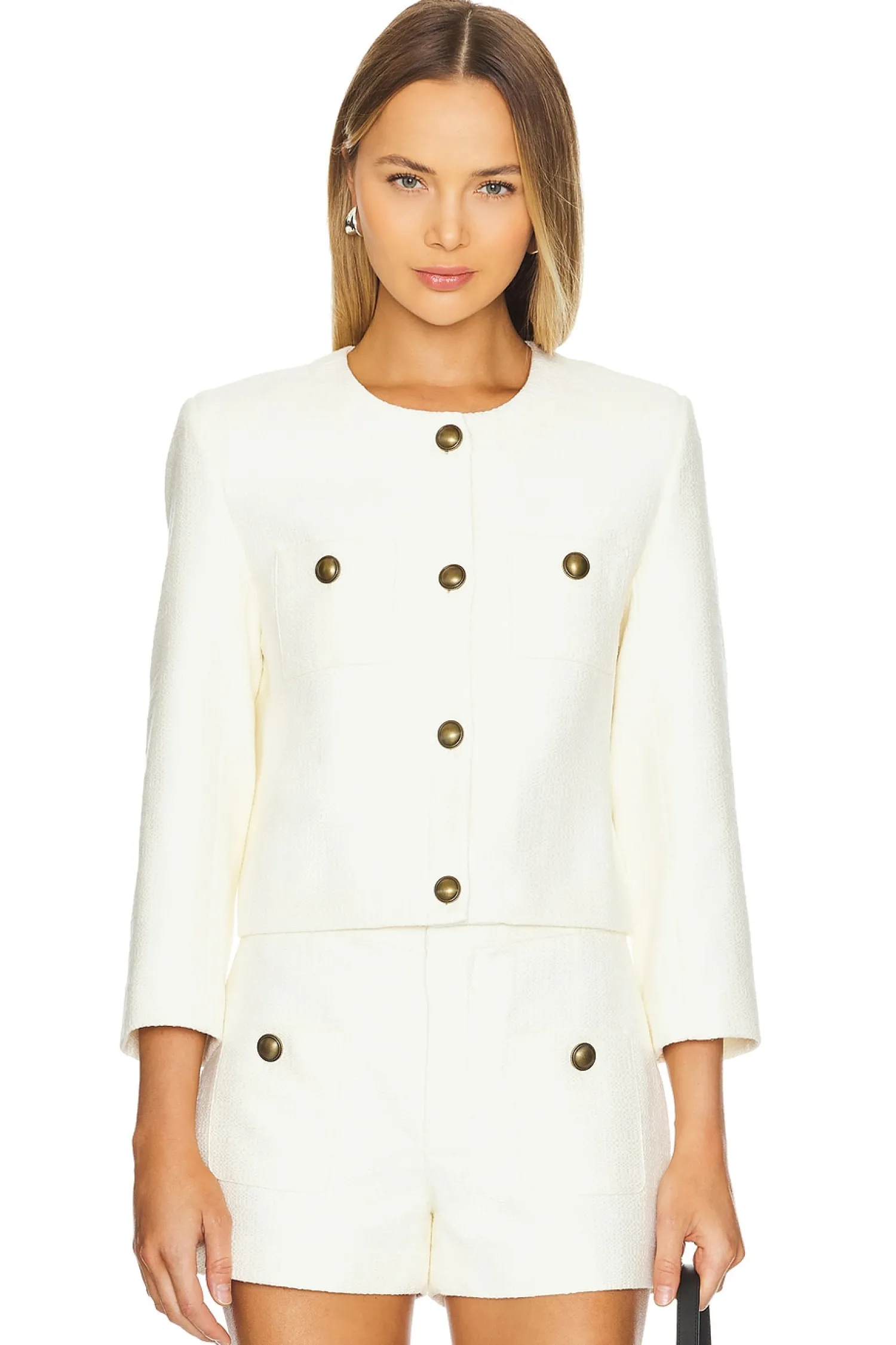 Women FRAME Jackets & Coats>Button Front Jacket