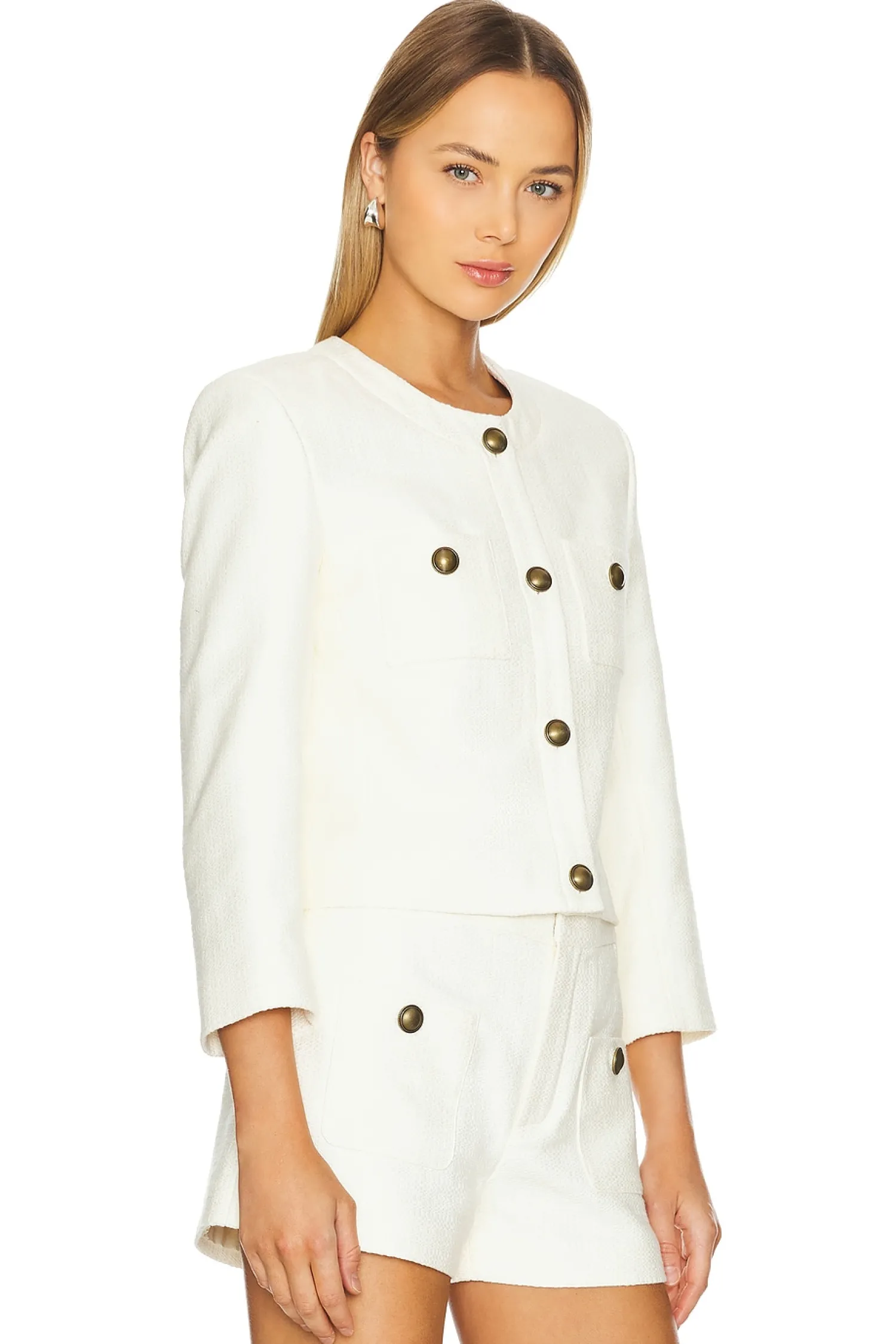 Women FRAME Jackets & Coats>Button Front Jacket