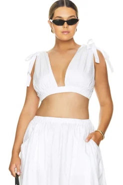 Women L'Academie Matching Sets>by Marianna Arman Poplin Crop Top
