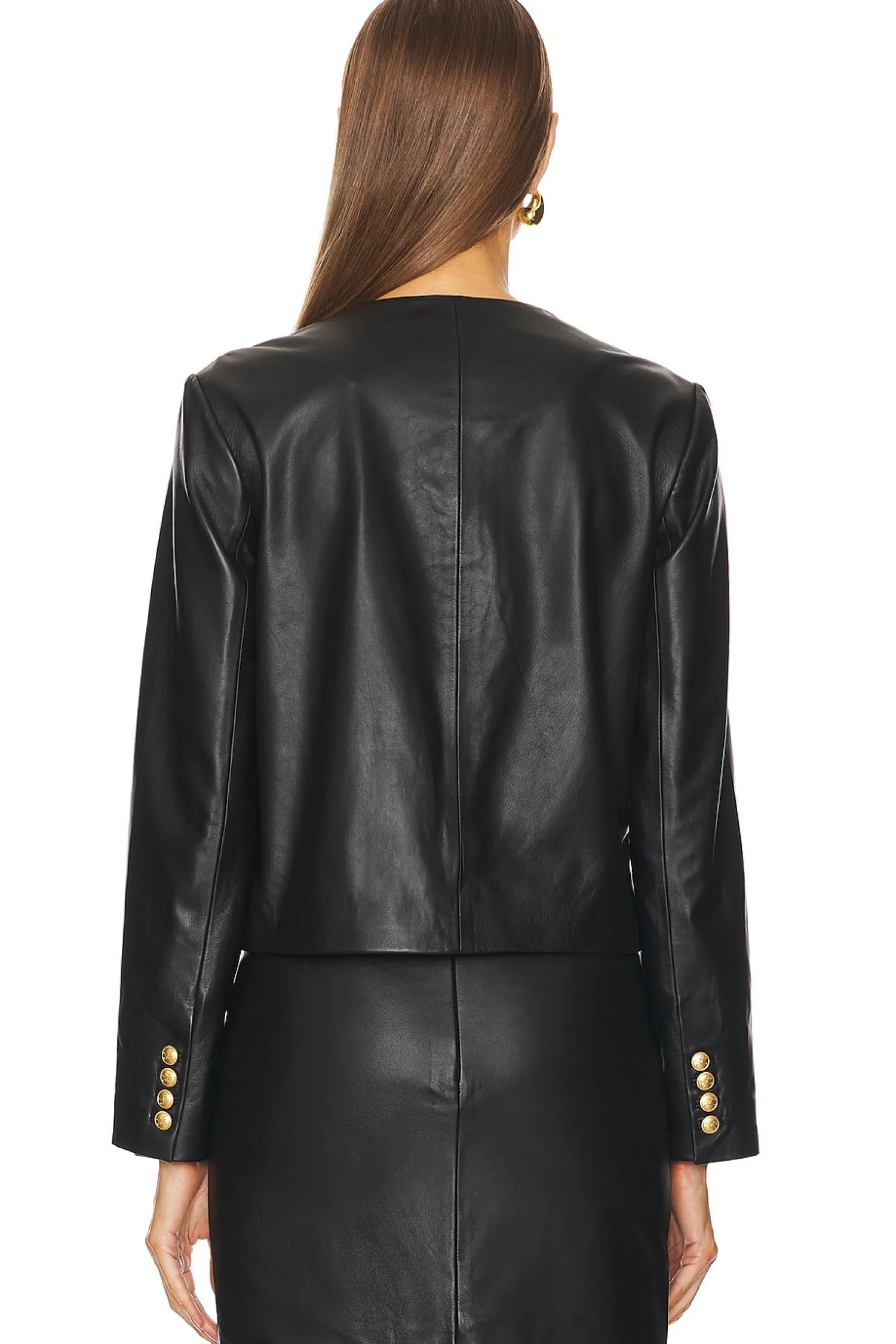 Women L'Academie Jackets & Coats>by Marianna Barb Leather Jacket