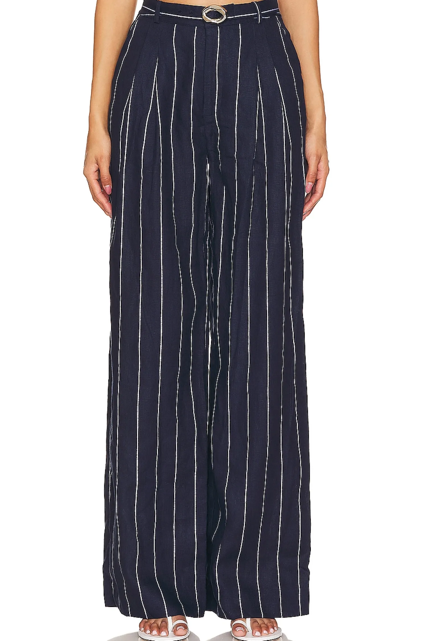 Women NICHOLAS Pants>Calista Belted Wide Leg Pant