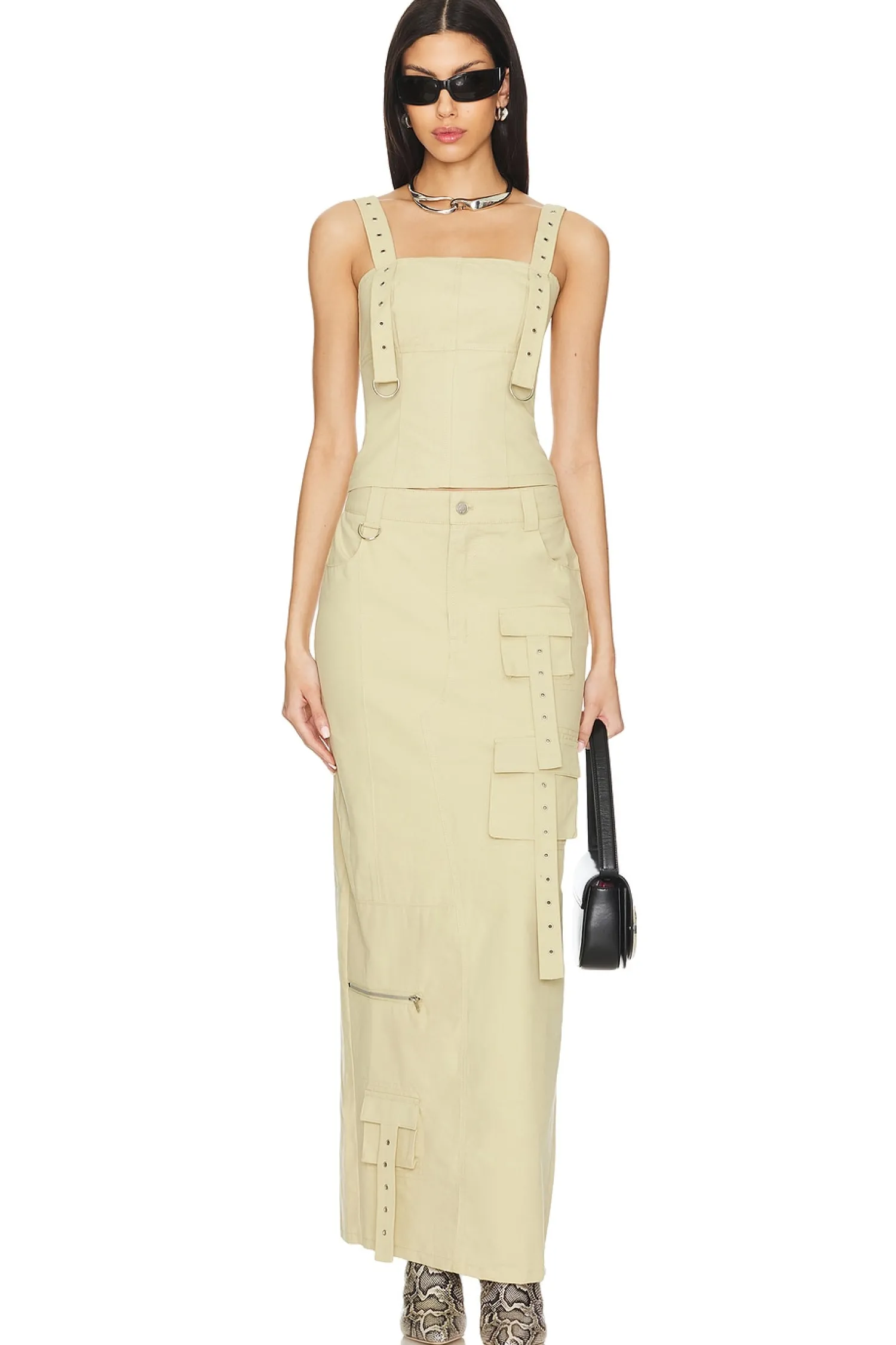 Women BY.DYLN Matching Sets>Camila Midi Skirt
