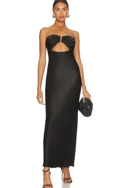 Women Shona Joy Dresses>Camille Strapless Cut Out Midi Dress