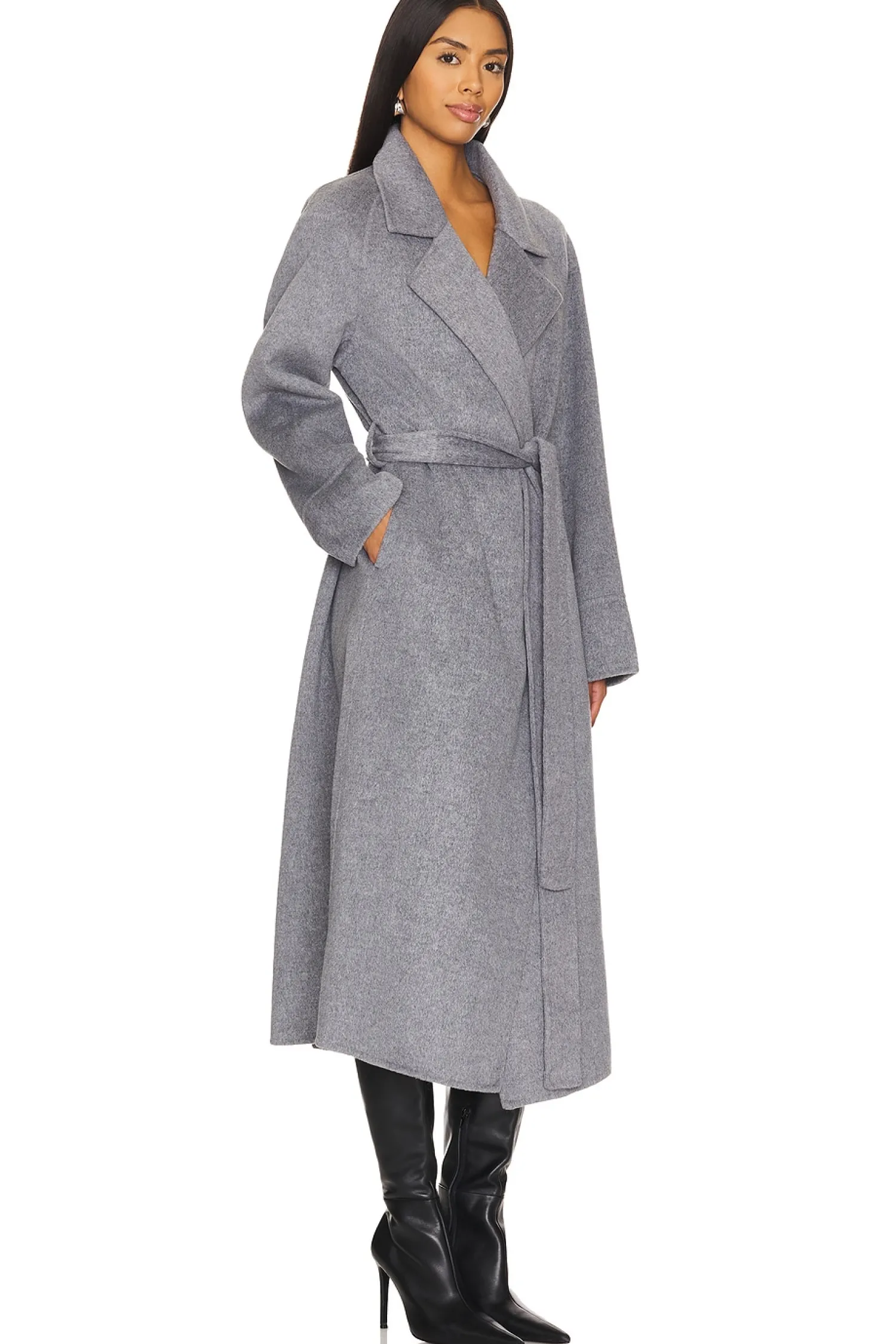 Women NICHOLAS Jackets & Coats>Candice Scarf Double Wool Coat