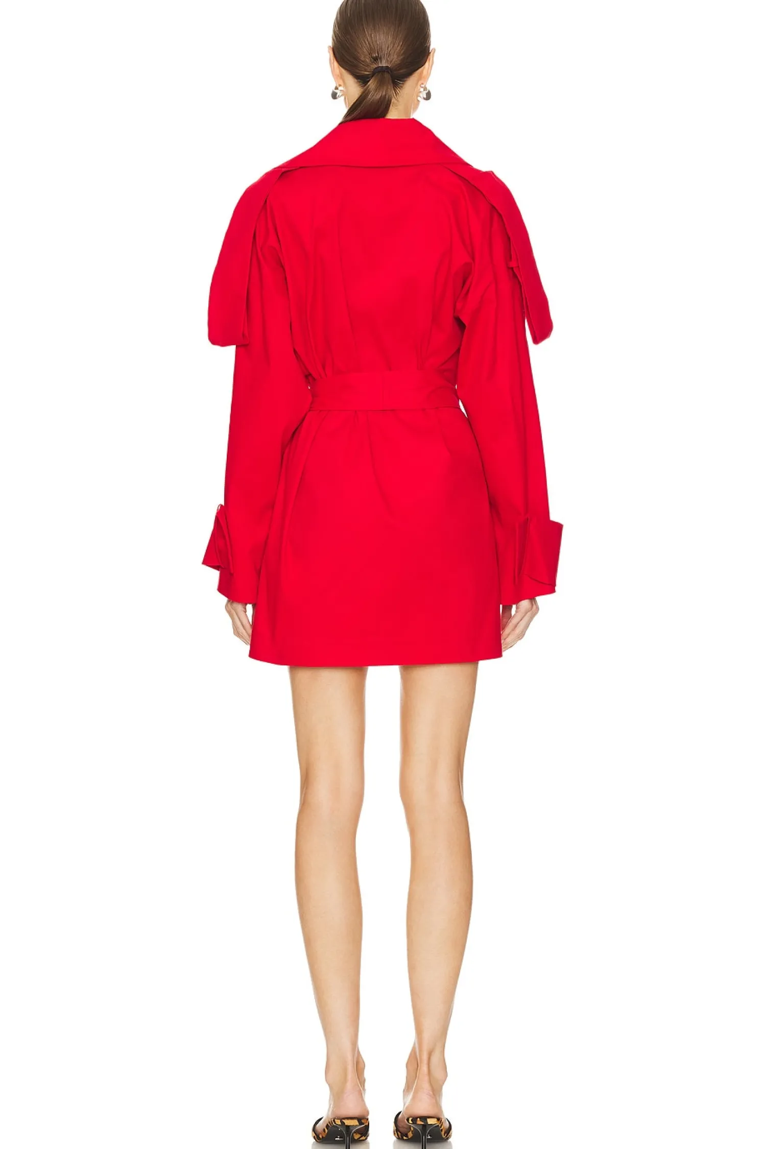 Women SELMACILEK Dresses>Canvas Belt Detailed Jacket Dress