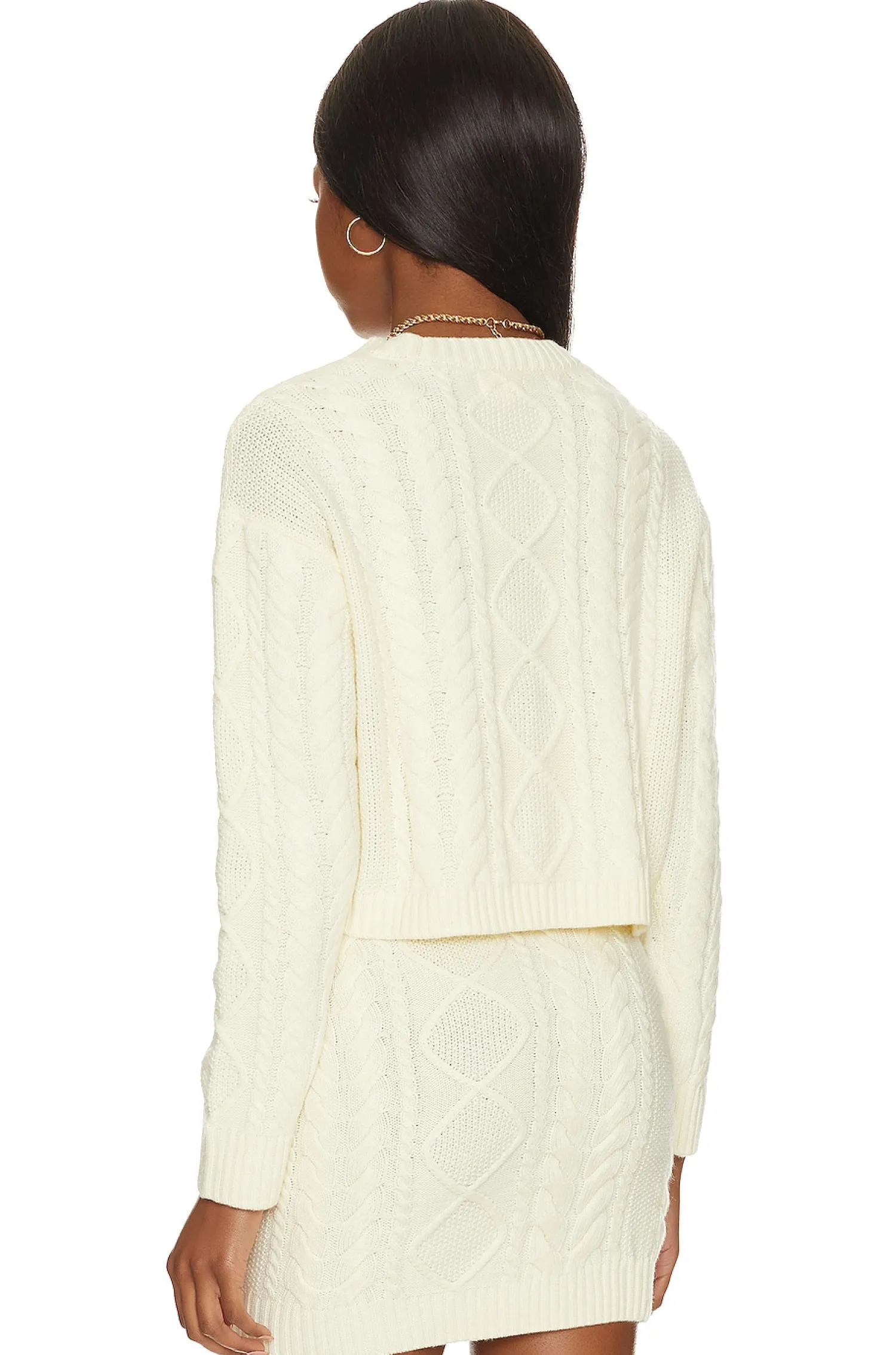 Women Camila Coelho Matching Sets>Carmen Cropped Cable Crew