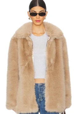 Women Sanctuary Jackets & Coats>Carmen Faux Fur Coat