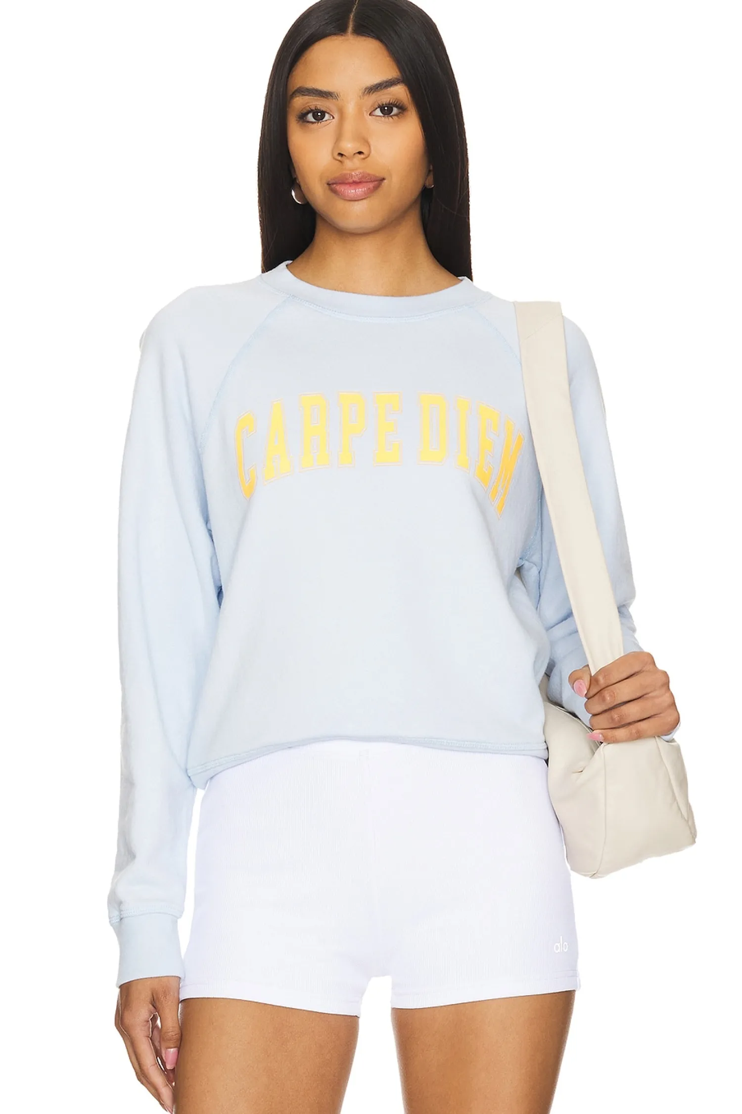 Women Spiritual Gangster Loungewear>Carpe Diem Forever Crew