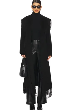 Women SIMKHAI Jackets & Coats>Carrie Fringe Robe Coat
