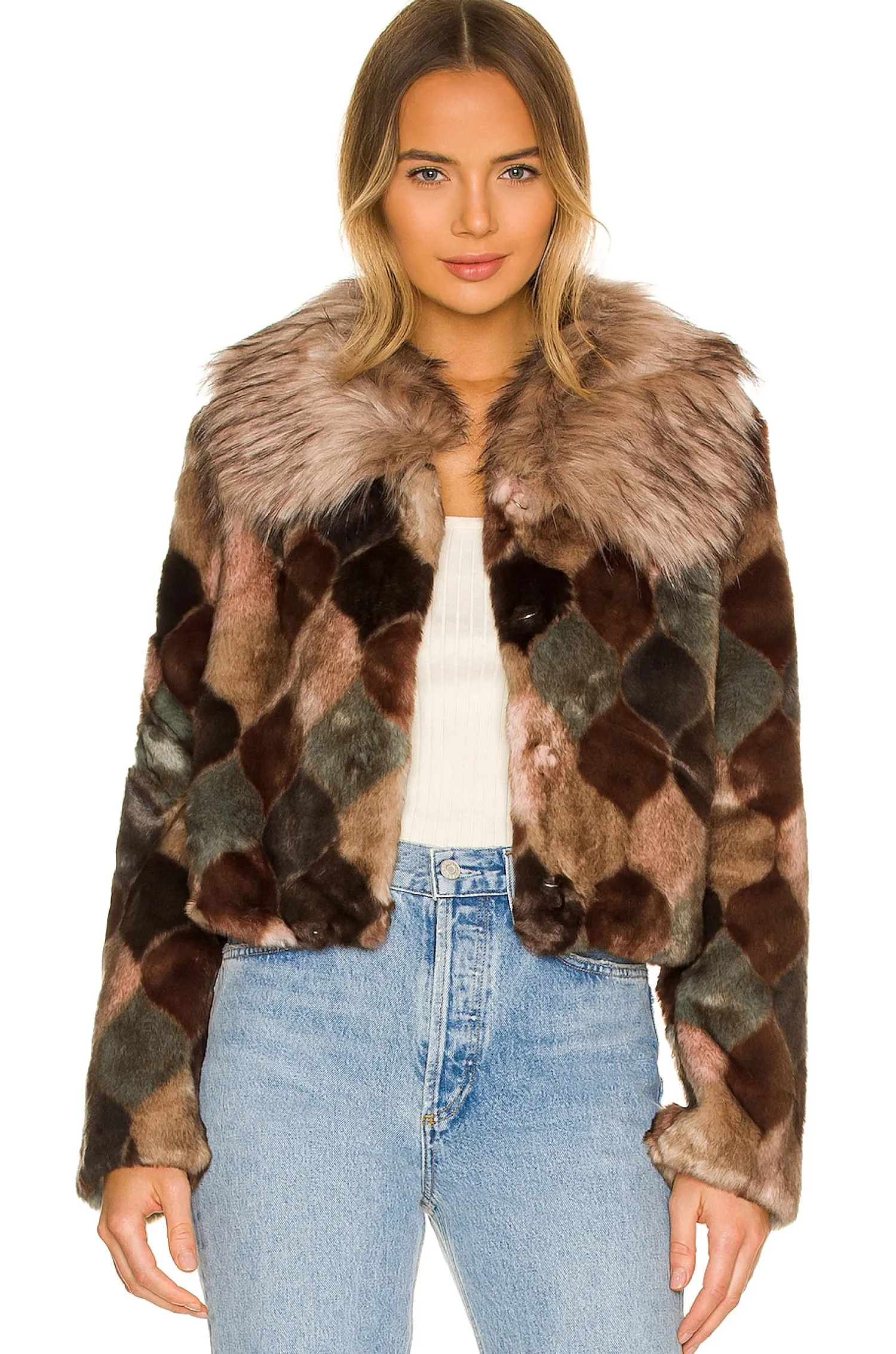 Women Unreal Fur Jackets & Coats>Casablanca Faux Fur Jacket