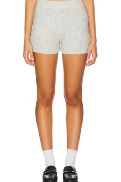 Women AEXAE Matching Sets>Cashmere Cable Knit Short