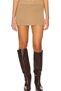 Women AEXAE Matching Sets>Cashmere Mini Skirt