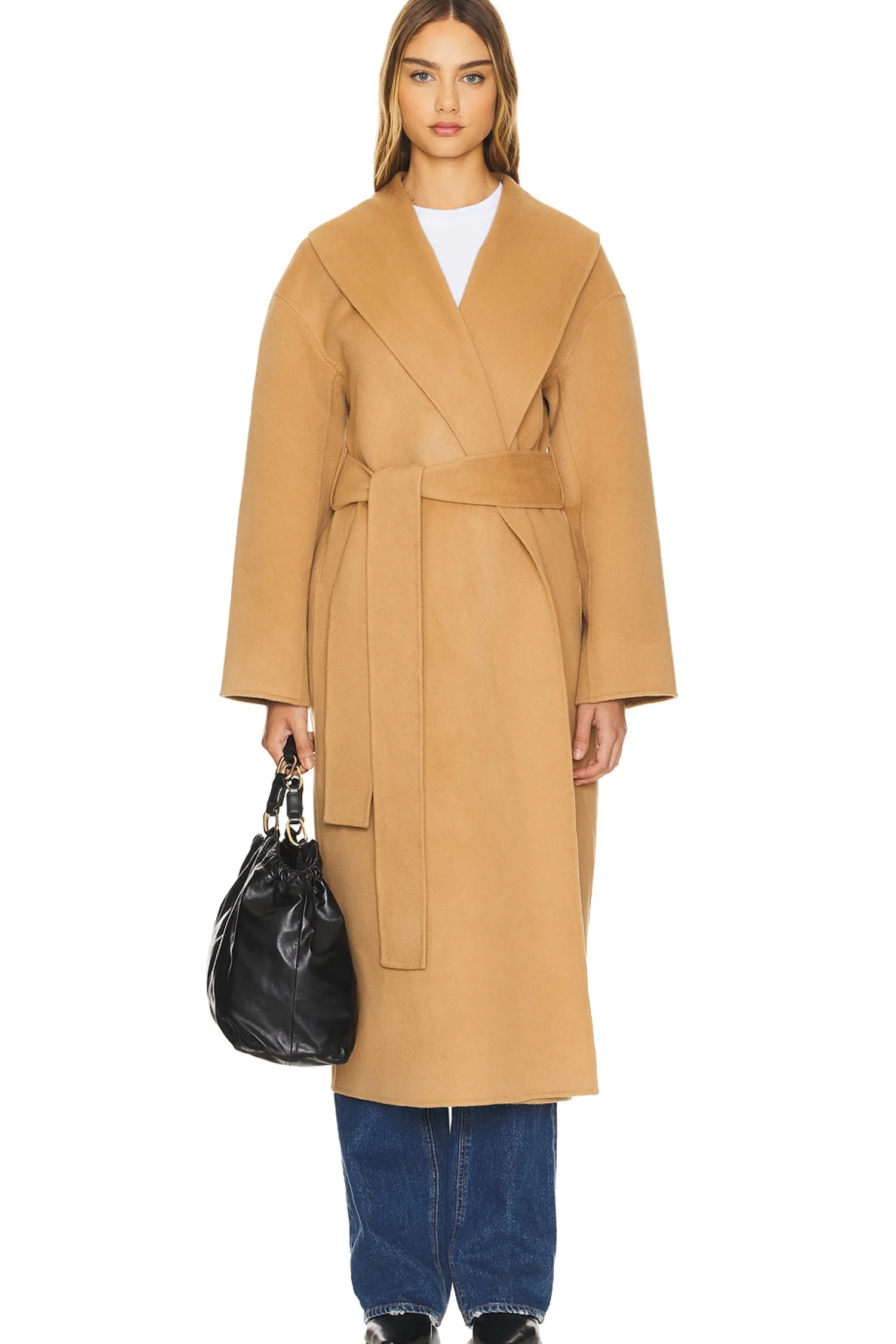 Women AEXAE Jackets & Coats>Cashmere Wrap Coat