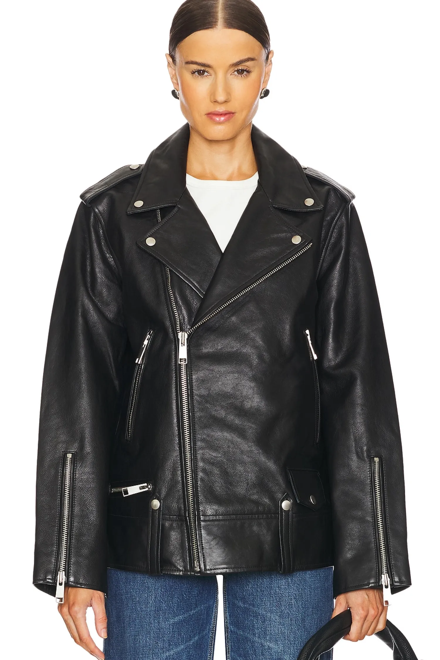 Women GRLFRND Jackets & Coats>Cat Moto Jacket