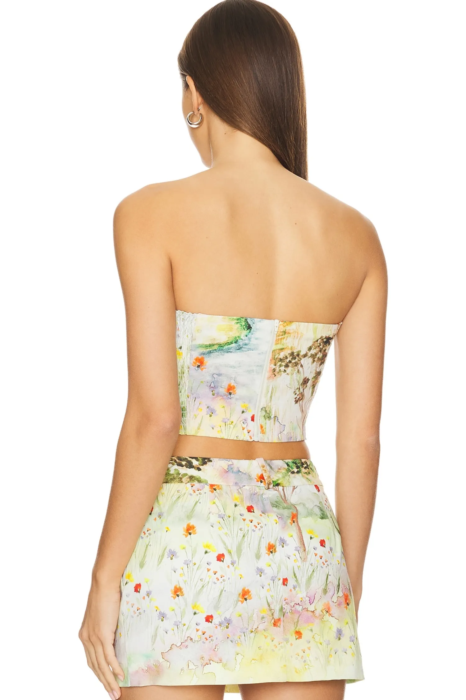Women Amanda Uprichard Matching Sets>Cava Crop Top