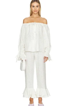 Women Sleeper Lingerie & Sleepwear|Jumpsuits>Cha-Cha Linen Lounge Set