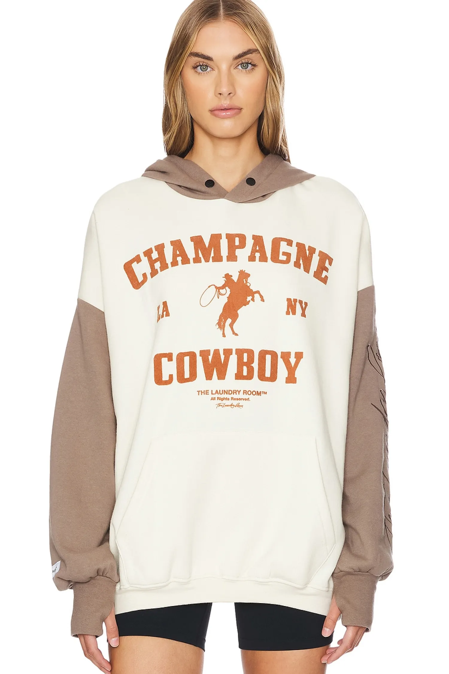 Women The Laundry Room Loungewear>Champagne Cowboy Hideout Hoodie