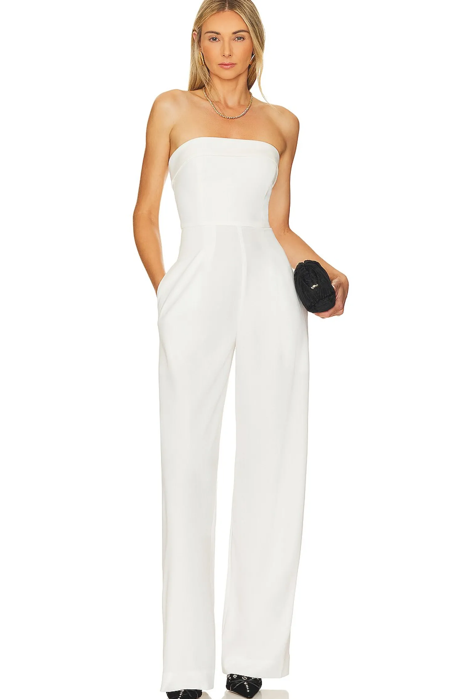 Women NICHOLAS Jumpsuits>Chara Strapless Wide Leg Jumpsuit