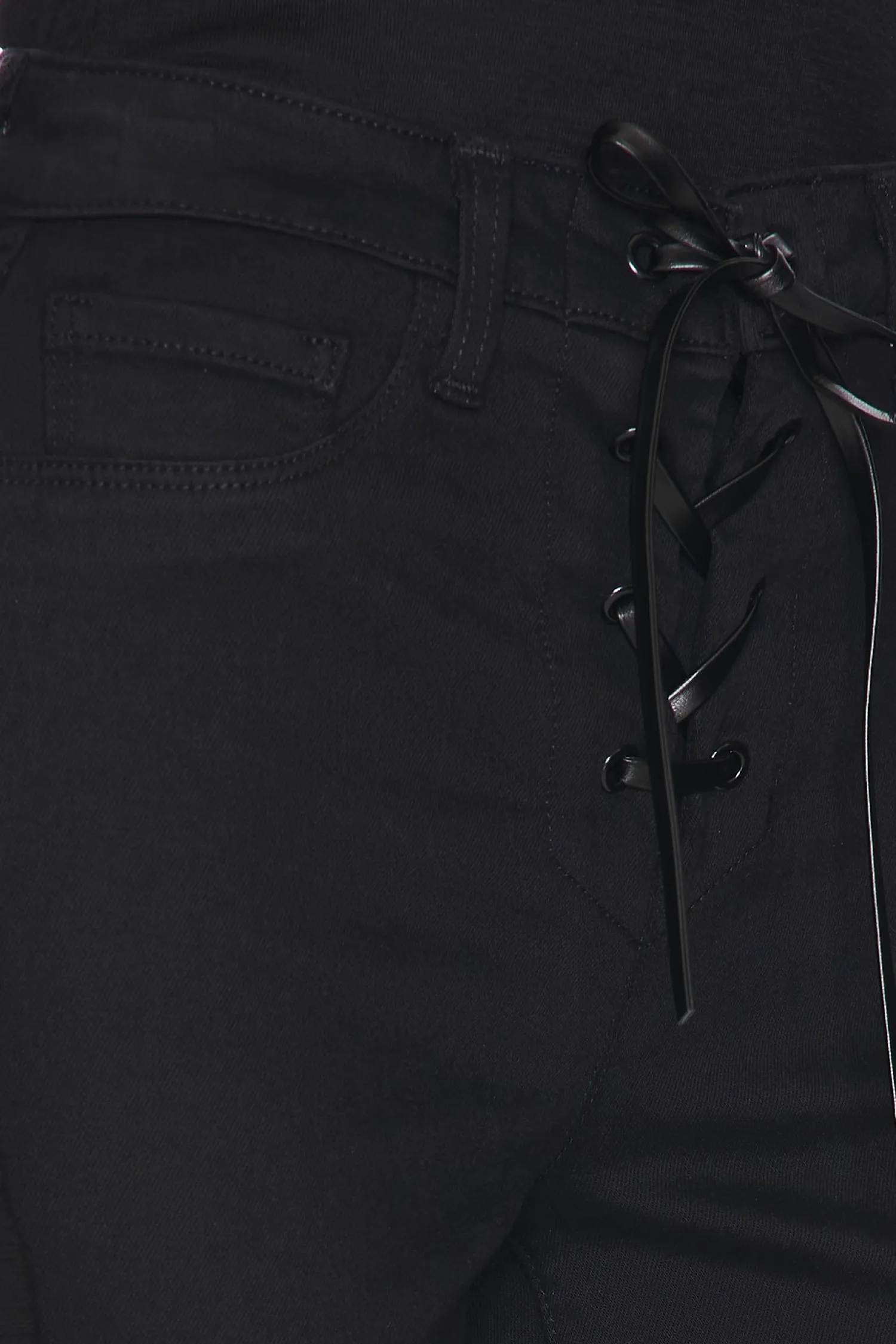Women L'AGENCE Pants>Charis High Rise Front Lace Up Flare Pant
