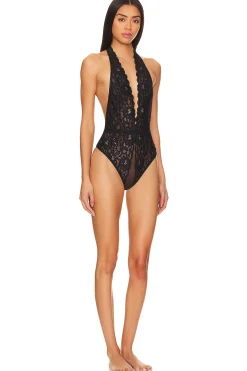 Women fleur du mal Lingerie & Sleepwear>Charlotte Halter Teddy