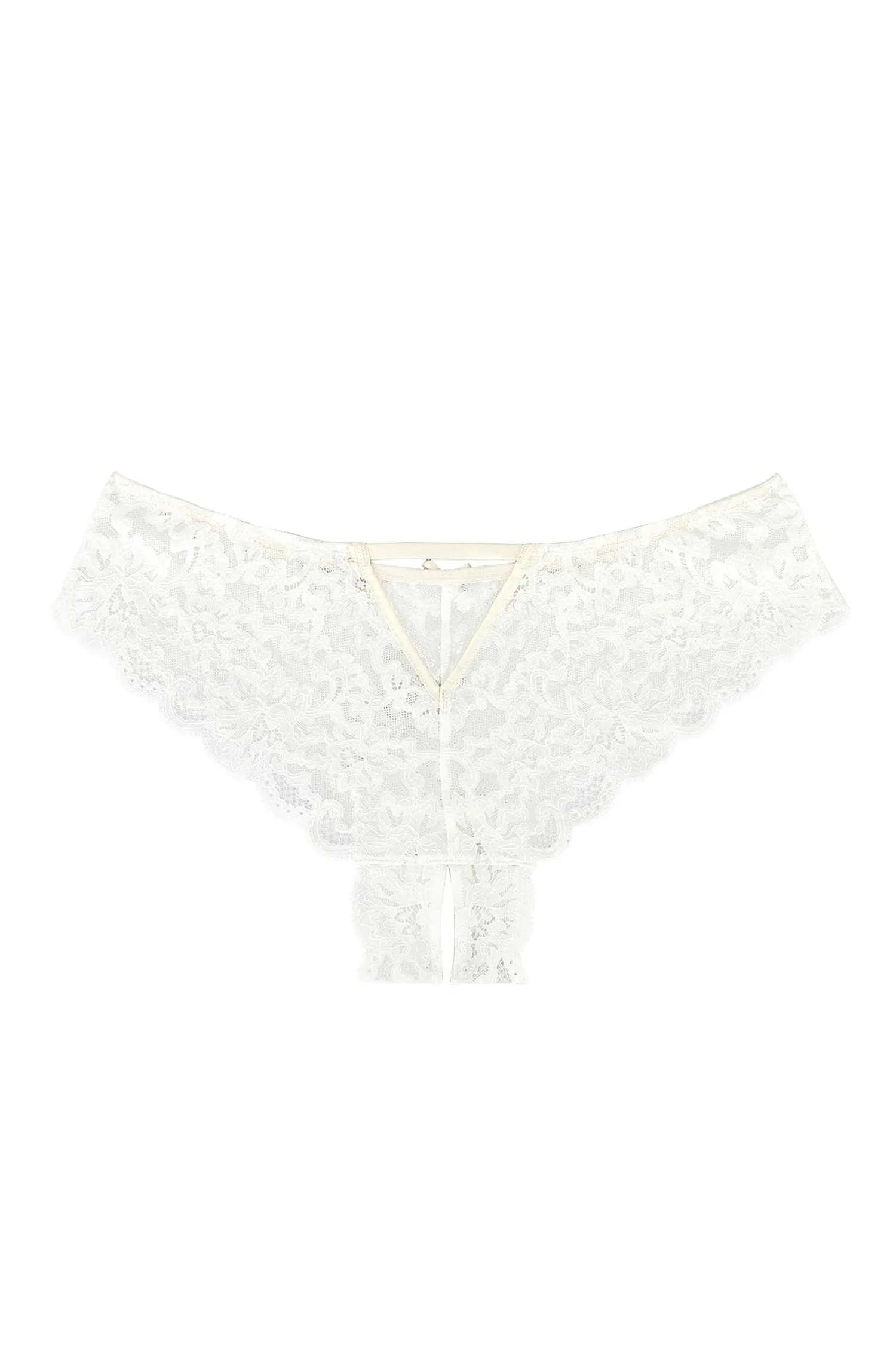 Women fleur du mal Lingerie & Sleepwear>Charlotte Lace Crotchless Panty