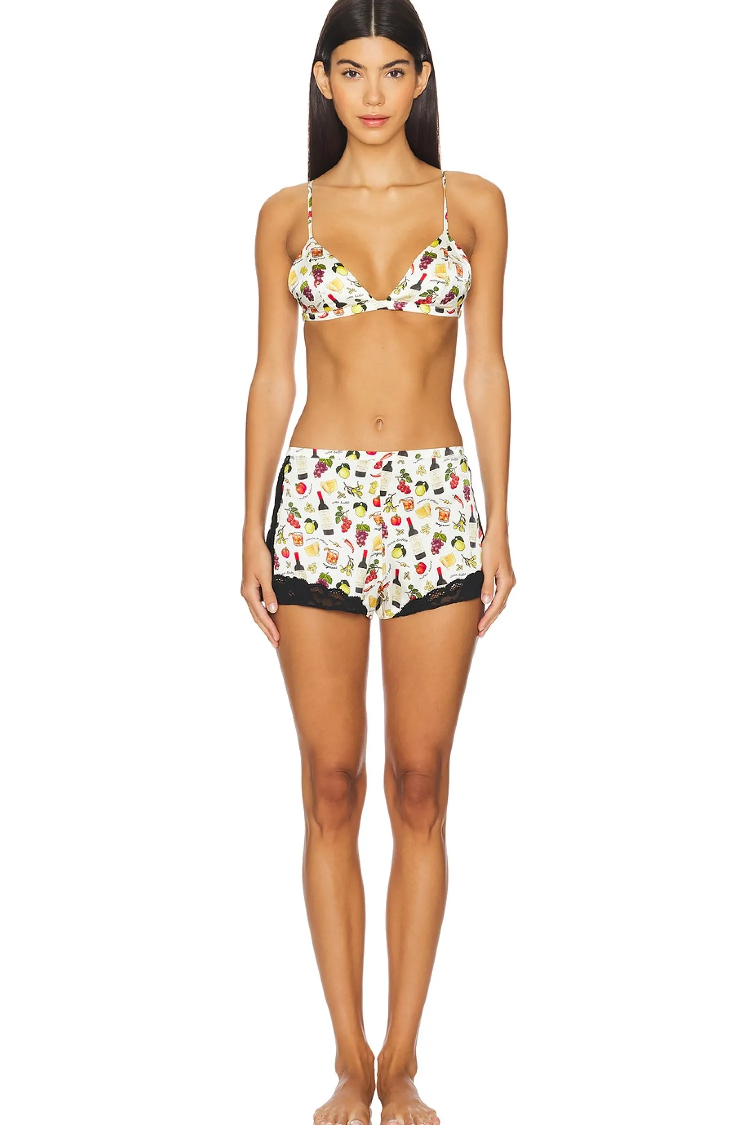 Women fleur du mal Lingerie & Sleepwear>Charlotte Lace Tap Short