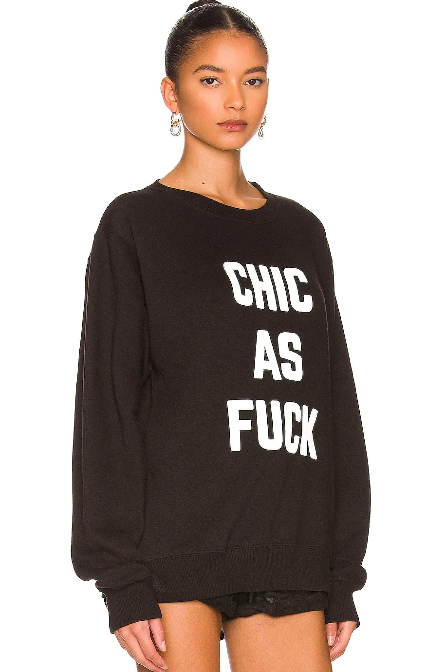Women DEPARTURE Loungewear>Chic AF Crewneck Sweatshirt