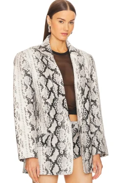Women retrofete Jackets & Coats>Chloe Leather Blazer