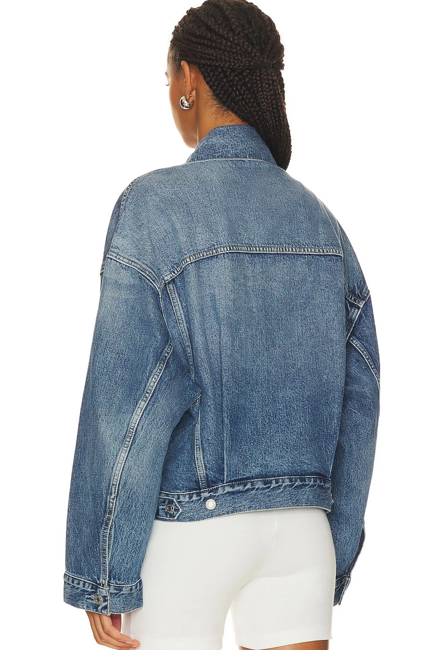 Women GRLFRND Jackets & Coats>Christi Oversized Denim Jacket
